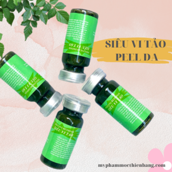 Vi Tảo Thảo Mộc Peel Da Xóa Sạch Mụn, Nám, Sáng Mịn Da Hiệu QUả sau 7 ngày