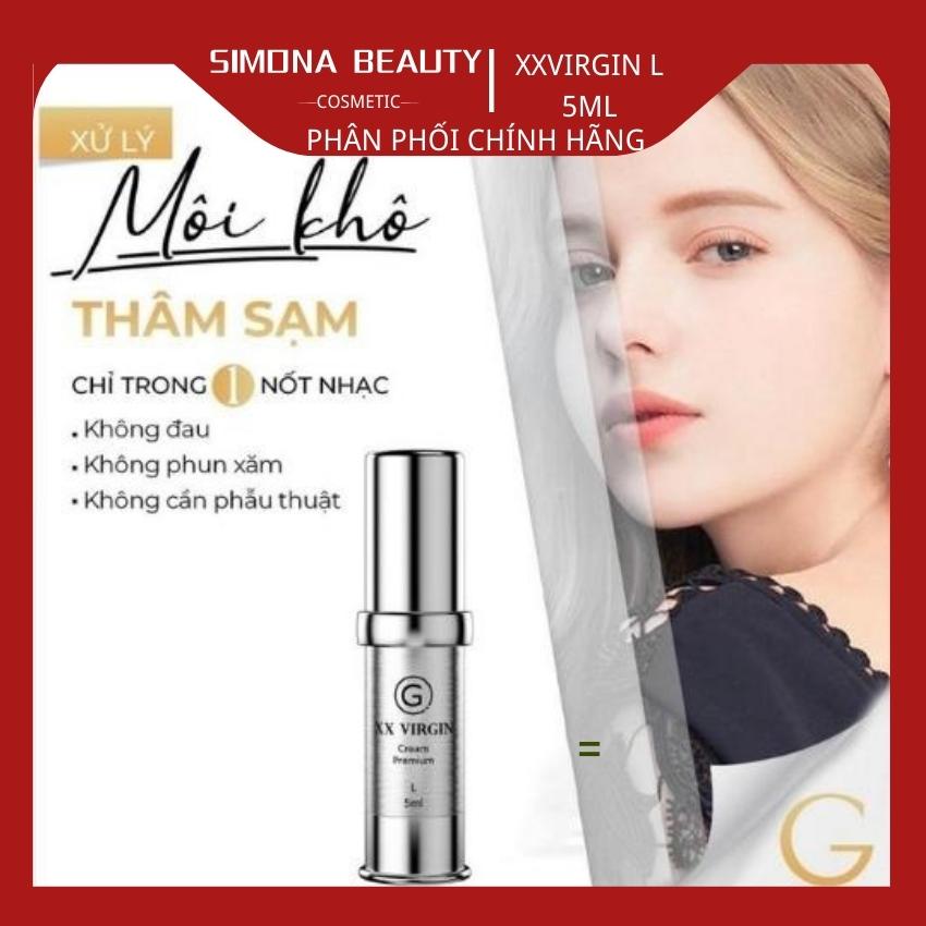 Kem Làm Hồng Dưỡng Hồng Môi XXVIRGIN L 5ml SIMONA BEAUTY GCELL HÀN QUỐC AA04 Chăm Sóc Môi Tự Nhiên Tại Nhà
