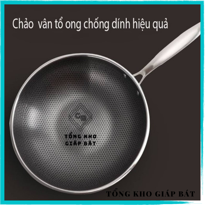 CHẢO CHỐNG DÍNH CHẢO VÂN TỔ ONG SÂU LÒNG SIZE 32 CM lᴏại 1 với thiết kế sâu lòng tay cầm chắc trẵn được làm 4 lớp khác nhau ,tỏa nhiệt nhanh không tốn nhiên liệu ,phủ lớp chống dính cao cấp an toàn cho người tiêu dùng BH 6 THÁNG )