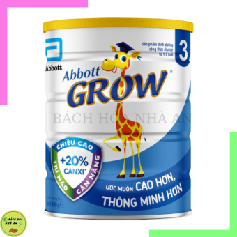 Sữa bột Abbott Grow 3 lon 900g (1-2 tuổi)