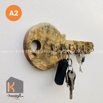 Móc treo chìa khoá dán tường cao cấp hình chìa khóa [A2]
