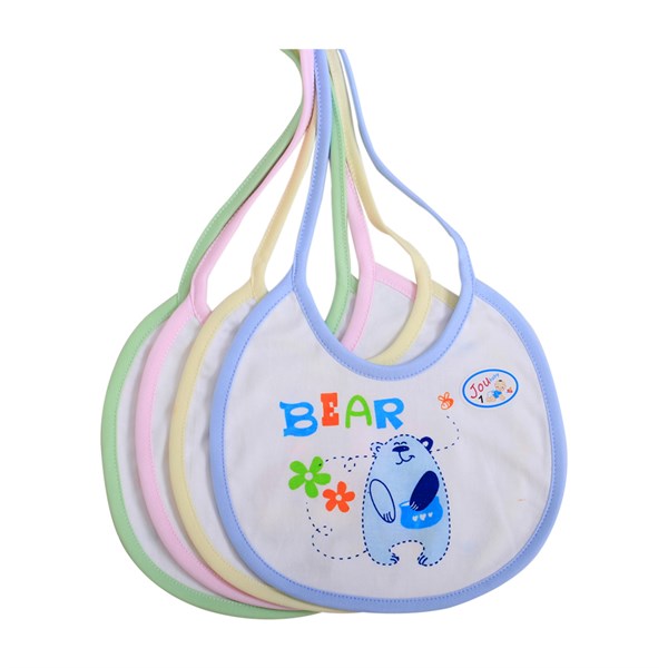 Yếm ăn cotton cho bé yêu cột dây