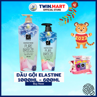 DATE XA 2024 TPHCM Dầu gội Elastine hương nước hoa 1000ml - thương hiệu Hàn Quốc - Pure Breeze - chai siêu to