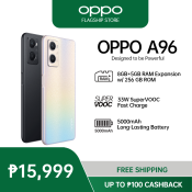 OPPO A96 | 256GB ROM | 8GB+5GB RAM | SuperVO