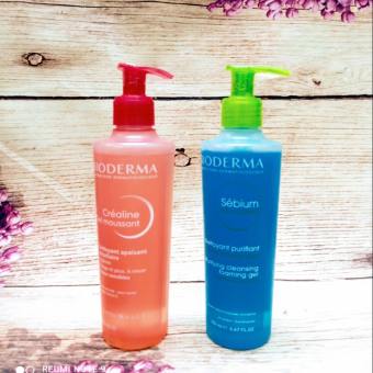 Sữa rửa mặt Bioderma gel tạo bọt cho dầu và da hỗn hợp Sebium Gel Moussant - 200ml Pháp
