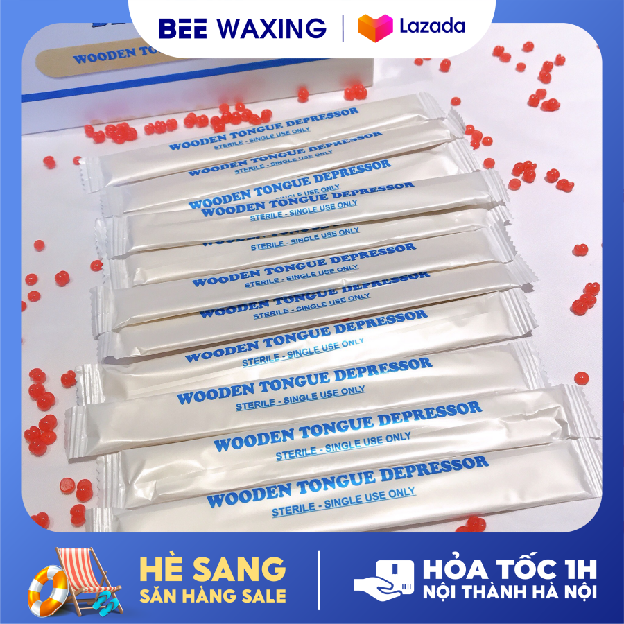 Que quét sáp wax tiệt trùng dùng tẩy lông triệt lông