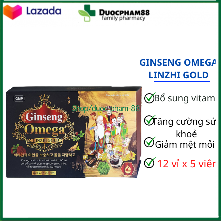 Gineng omega linzh gold hỗ trợ bồi bổ cơ thể