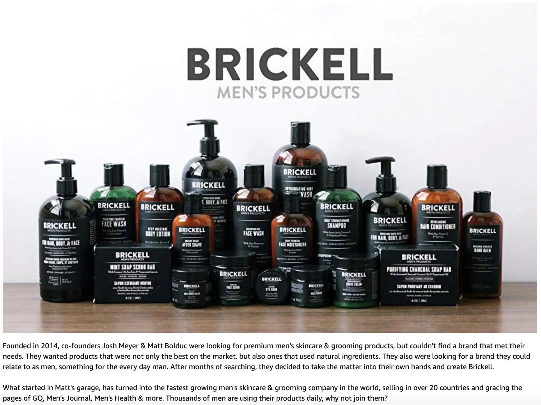 brickell face wash