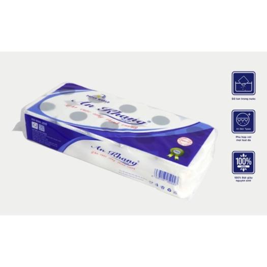 Giấy Vệ Sinh Cuộn Nhỏ An Khang Soft10 (AKS10) 10 cuộn/ cây