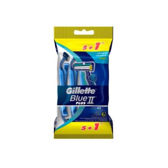 Dao cạo râu cán xanh Gillette Blue II Plus (5+1 cái/gói)