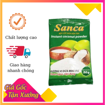 bột cốt dừa sanca gói 50g