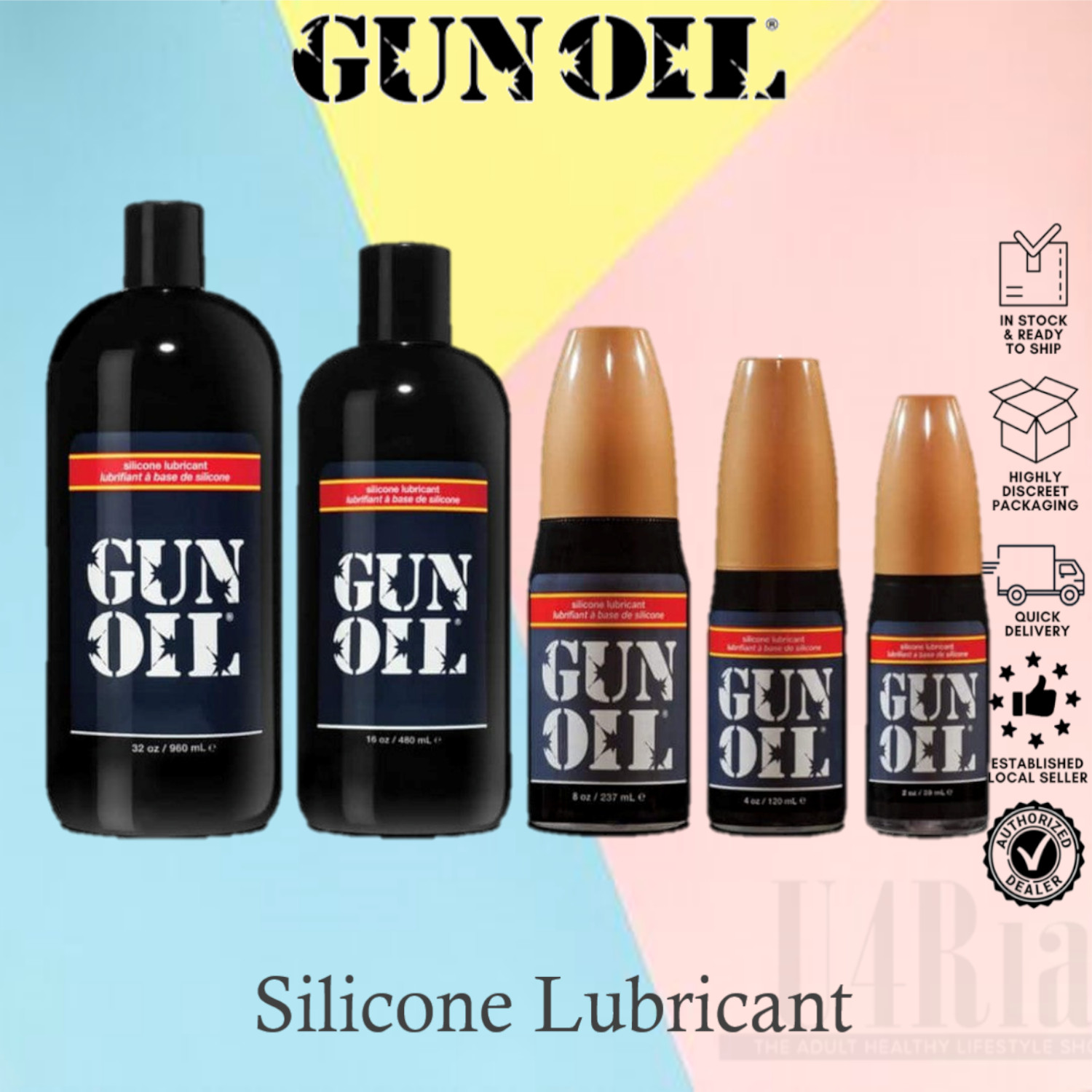 Gun Oil H2O: Water-Based Lubricant For Adult Sex Toys & Intimate Use |  Lazada Singapore