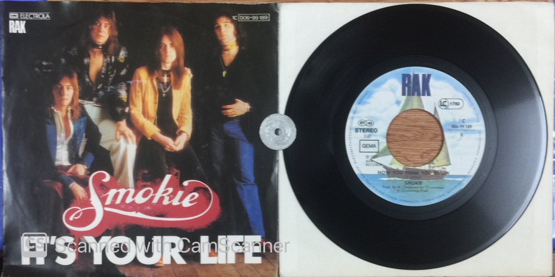 stereomate - Đĩa than - Single Vinyl - 7 inch 45RPM: Smokie - It's Your Life