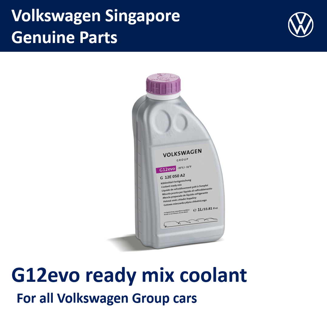 Genuine VW / Audi G12 EVO Coolant Ready Mix 1L (G12E050A2