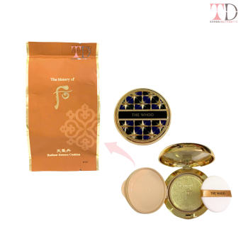 Tách set lõi refill T11.25 Tone 21 bản Limited Phấn nước trang điểm chống lão hóa Whoo Cheon Gi Dan Essence Cushion SPF50+/PA+++