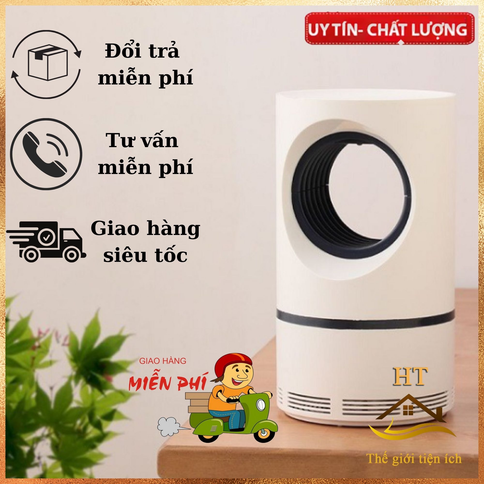 Đèn Bắt Muỗi Và Diệt Côn Trùng Thông Minh Mosquito Killer, Máy bắt muỗi mini, đèn bắt muỗi mini kiêm đèn ngủ, kiểu dáng nhỏ gọn bắt muỗi hiệu quả Công Nghệ Đèn LED Dùng Nguồn USB