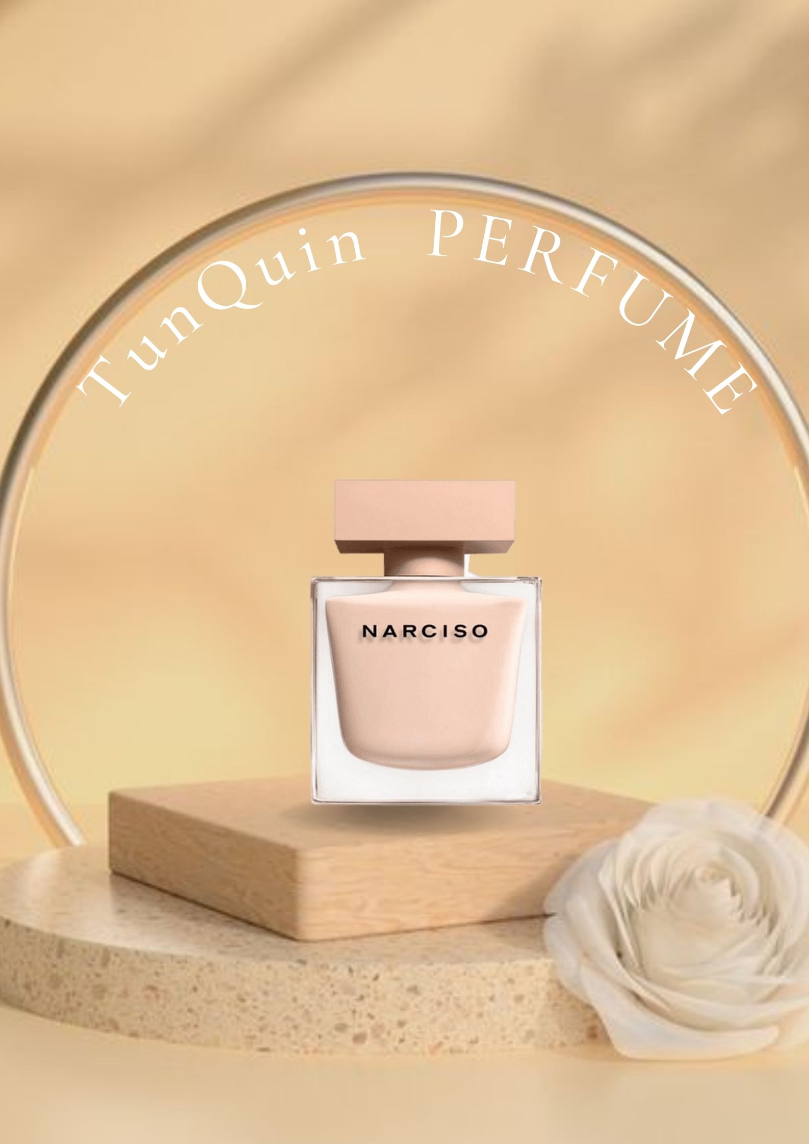 Nước Hoa nữ, nước hoa narciso, nước hoa chiết Hương gỗ hoa cỏ xạ hương Narciso Poudree 10ml