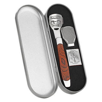 Dụng cụ chà gót chân kèm 20 lưỡi dao cạo, dễ dàng sử dụng, tiện lợi, Dao cạo da gót chân