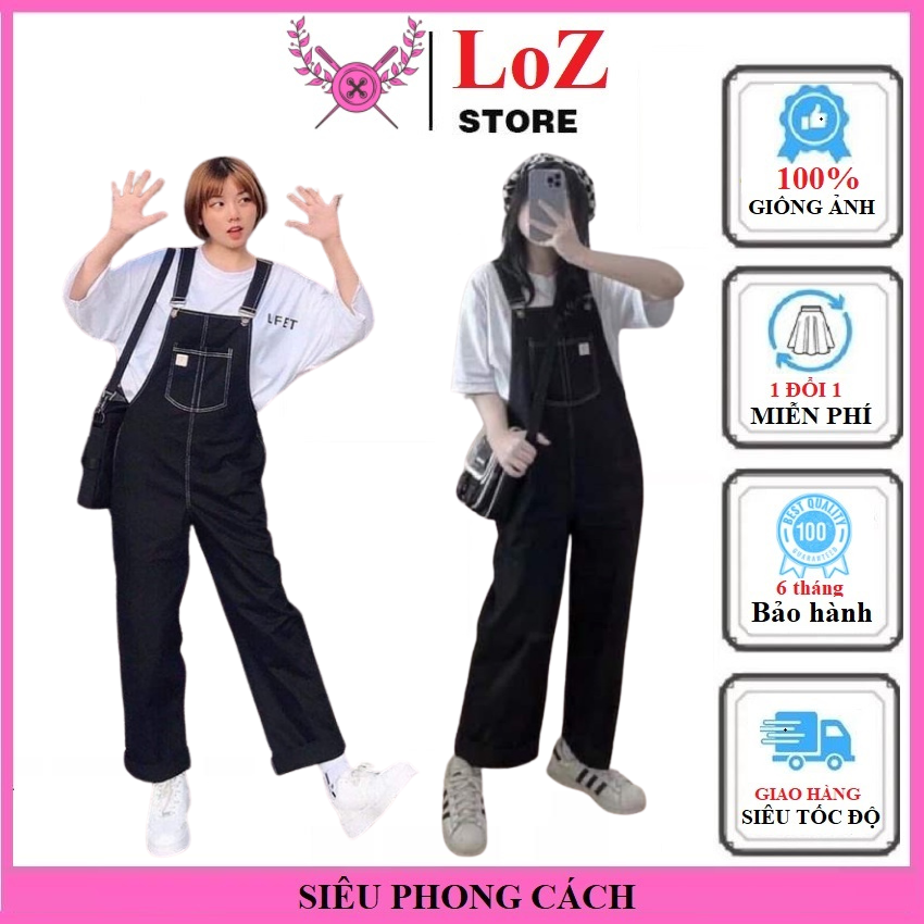 Big sale - yếm quần kaki nắp túi ngực