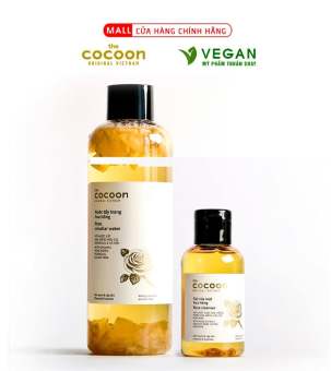 Combo Gel rửa mặt hoa hồng Cocoon 140ml + Nước tẩy trang hoa hồng Cocoon 500ml