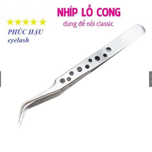 Nhíp tách mi lỗ cong dùng để tách, nối mi classic