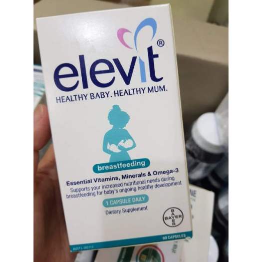 Elevit Cho Con Bú Và Phụ Nữ Sau Sinh 60 viên Của Úc