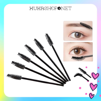 Set cọ chải mày xoăn mini, mascara chuốt lông mày chuốt mi ngắn tiện lợi