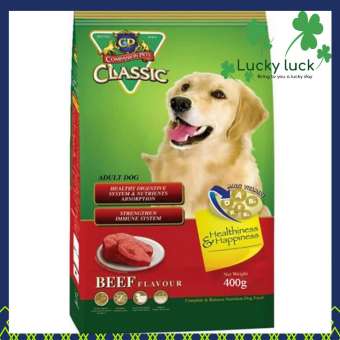 Thức ăn vị thịt bò nướng cho chó - Thức ăn cho chó lớn - Thức ăn cho chó CP Classic 400g