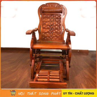 Ghế lười gỗ hương đá - Món quà ý nghĩa giành tặng ông bà, cha mẹ