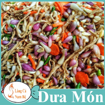 Dưa Món Củ Kiệu Hành Chua Giòn Ngon Chay Dùng Được- LÀNG CÁ NAM BỘ