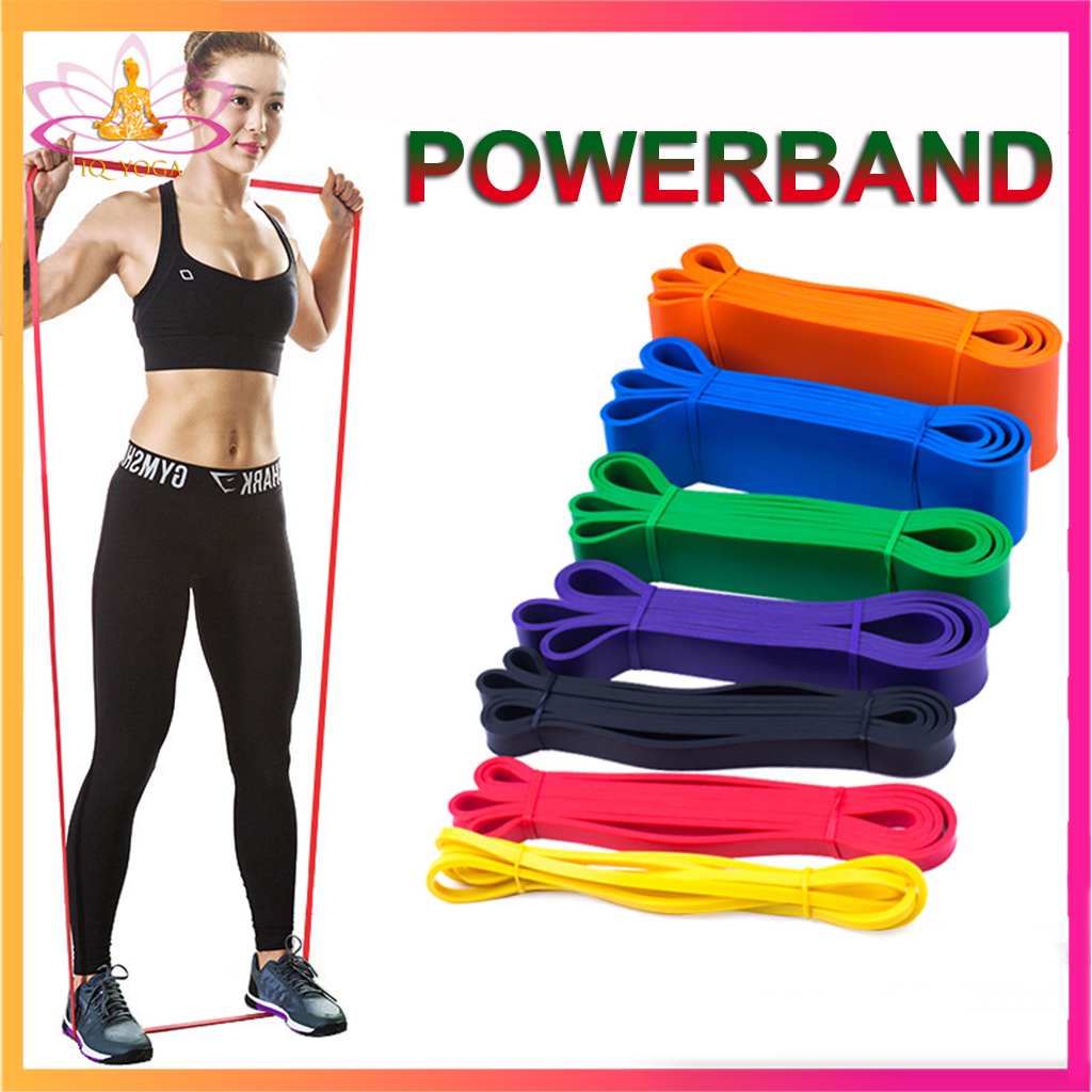 Dây kháng lực cao su thiên nhiên powerband hỗ trợ tập thể dục