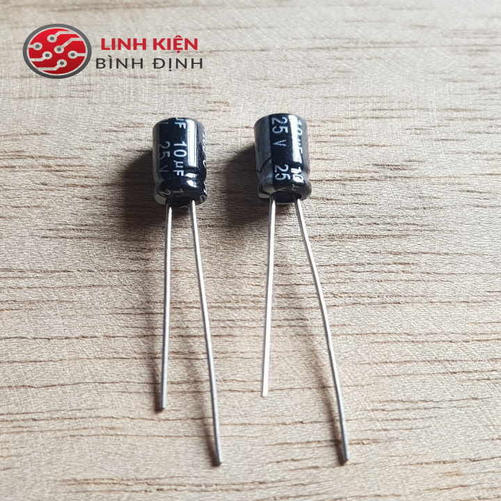 Tụ 10uf 25v túi 30 con