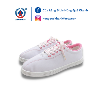 Giày bata si nữ viền hồng Asia, Giày Asia nữ dây cột, Giày Asia học sinh