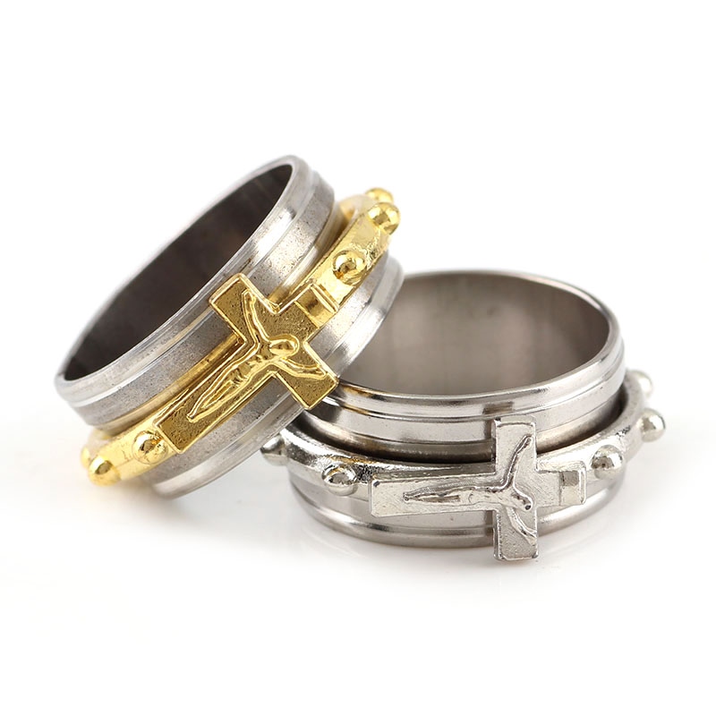 Men's catholic deals wedding bands