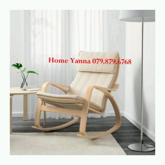 Ghế Thư Giãn Poang Rocking Chair Ikea Cao Cấp - Ghế Đọc Sách - Ghế Tựa Lưng