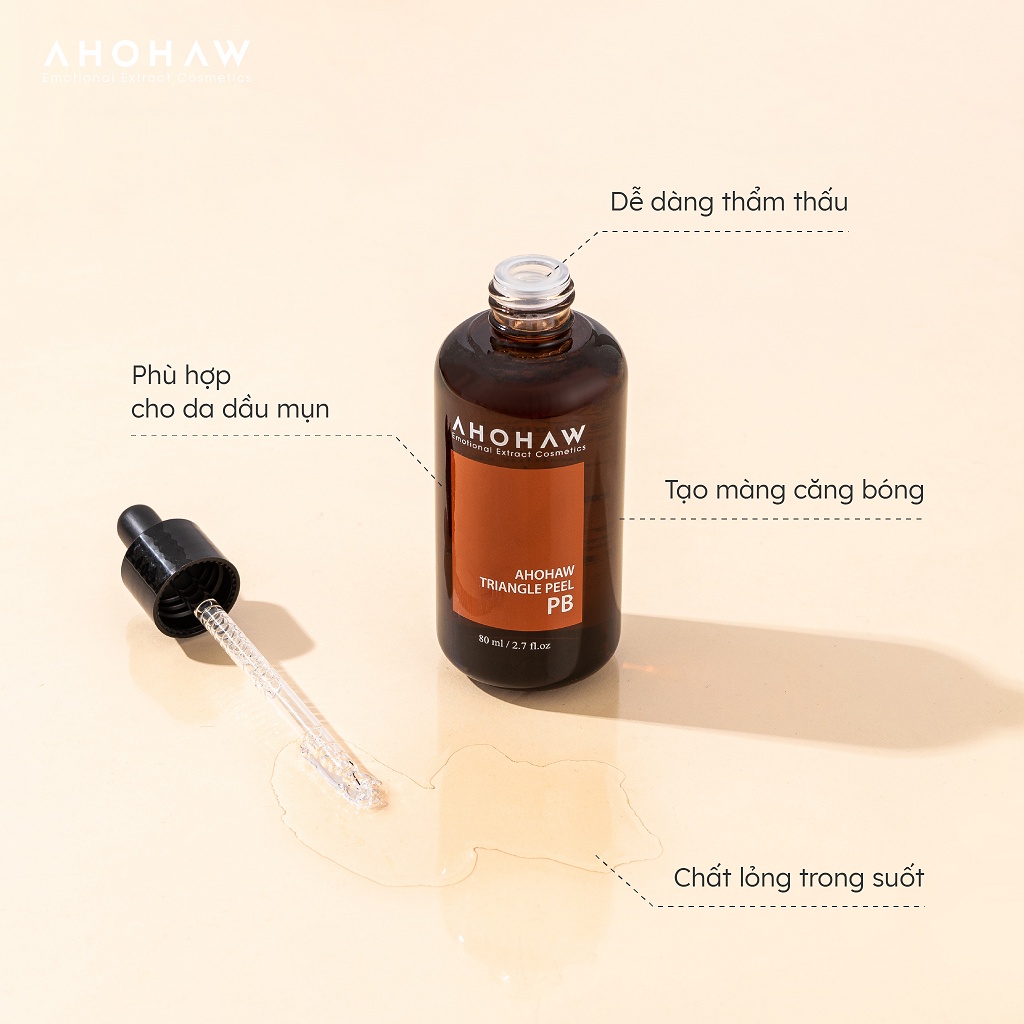 Peel Da Dầu, Mụn Ahohaw Triangle Peel PB