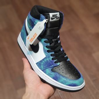 Giày jordan 1 (sale sốc)xanh loang cao cổ - High Tie Dye hàng cao cấp đủ size nam nữ