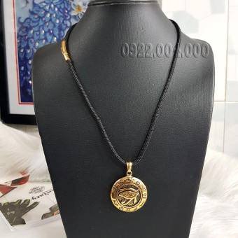 Mặt dây chuyền mắt thần horus màu vàng, dây chuyền nam MZ1775