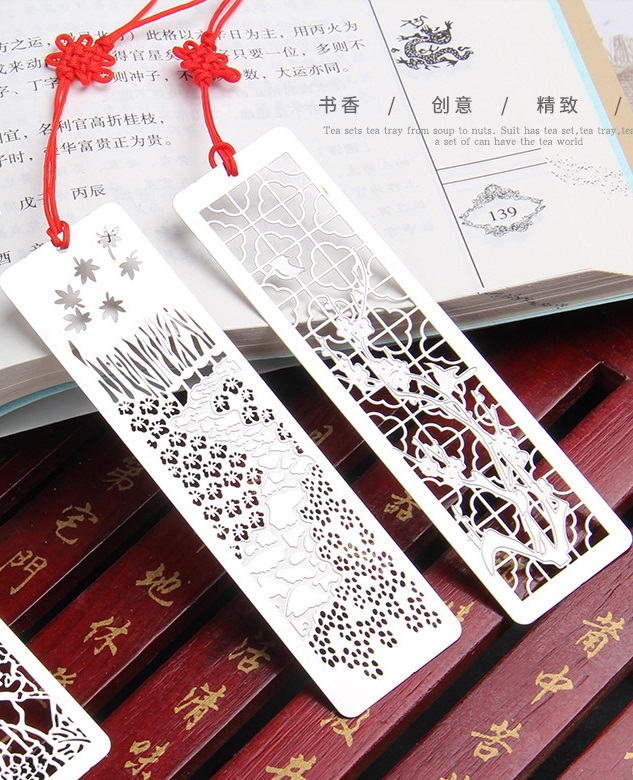 Bookmark kim loại phong cách Trung Hoa cổ