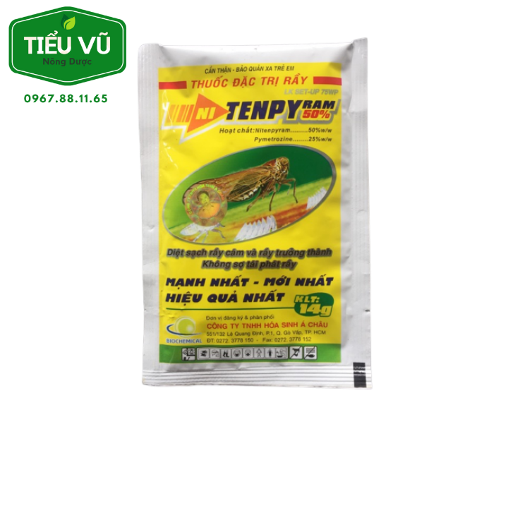 1 gói Thuốc trừ Rầy, Bọ Trĩ Tenpy ram 14gr