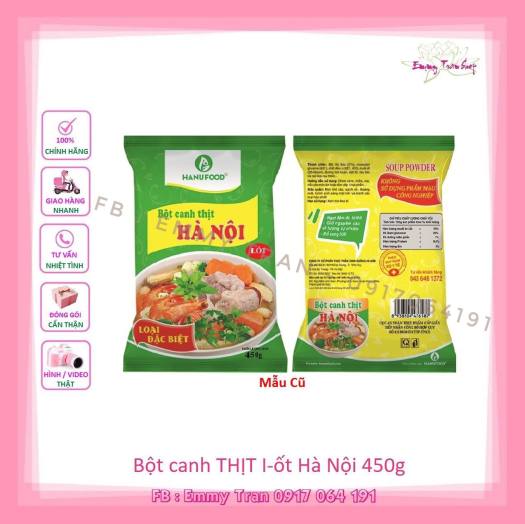 Combo 02 gói gia vị Bột canh THỊT Hà Nội (iot) 450gr - Emmy Tran Shop