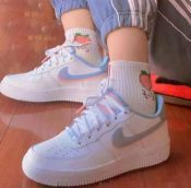 Airforce 1 Double Swoosh Check Women's Running Shoes