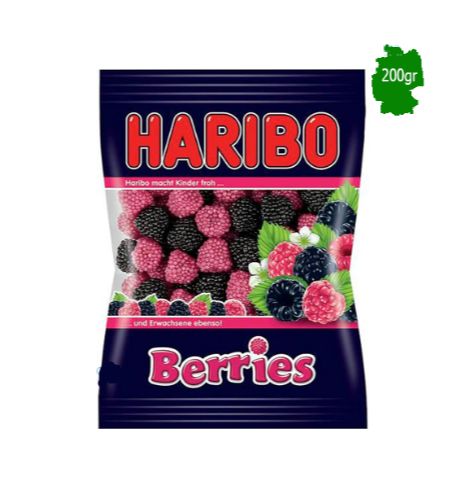 Kẹo Dẻo Berries hiệu Haribo 200gr