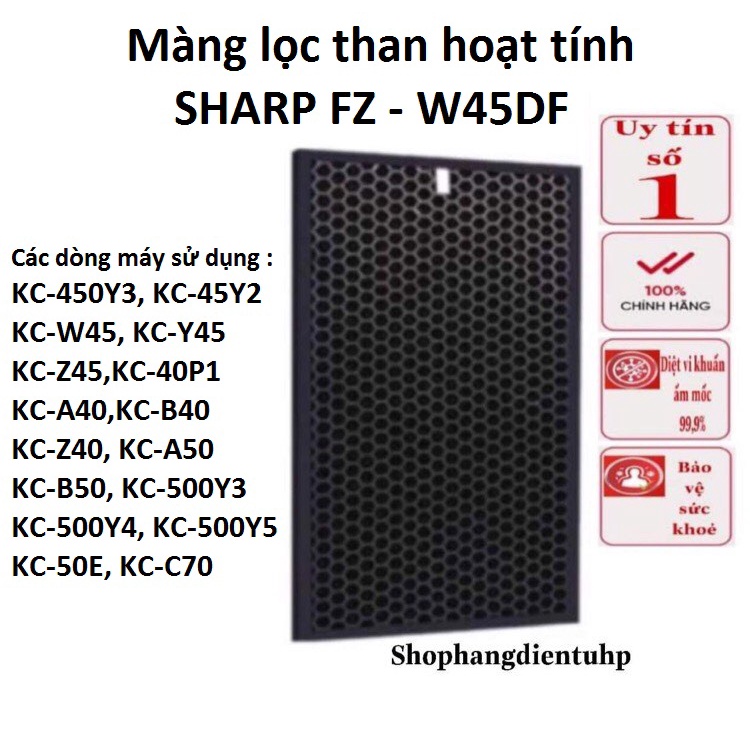 [HCM]Màng lọc dành cho máy lọc không khí Hepa SHARP 70W KC 100 KC Y65 KC-Z65 KC-W65 KC-BX70 KC-A70 KC-B70 KC-Y70