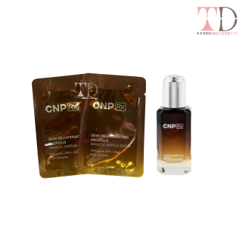 NEW CNP Date 5.27 Tinh chất keo ong đỏ CNP RX Skin Rejuvenating Propolis Miracle Ampule Serum 1ml