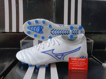 Giày Đá Bóng MORELIA NEO 3 FG ( Trắng Xanh Dương )