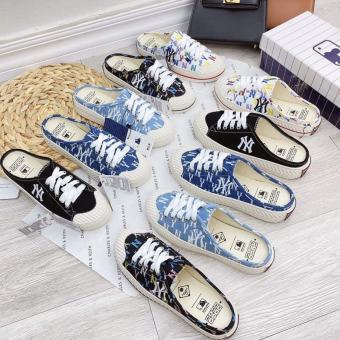 GIÀY sục mlb NY ĐẠP GÓT , giày sục ny BẢN HOT trend 2021 HÀNG ĐẸP, FULL BILL + BOX,