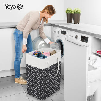 YEYA Giỏ Đựng Quần Áo Bẩn Bằng Vải Có Thể Gập Lại Giỏ Đựng Đồ Giặt Phòng Tắm Gia Đình Thùng Đựng Quần Áo Bẩn Giỏ Đựng Quần Áo Bẩn In Hình Đèn Lồng