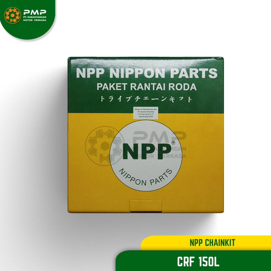 GEAR SET GEAR PAKET CHAIN KIT CRF 150 L NPP Harga 213,120 Ringgit*Penghantaran Percuma