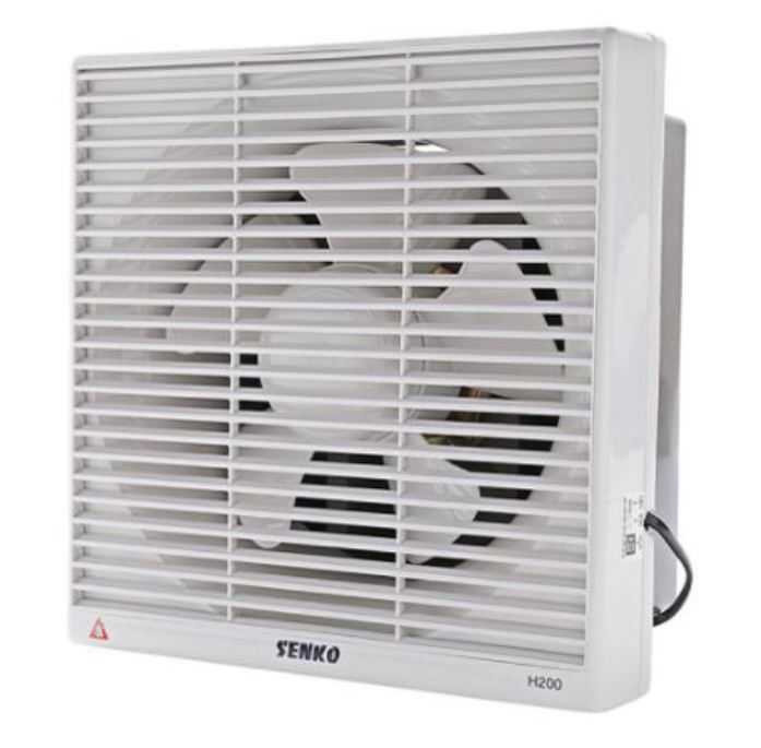 Quạt hút tường thông gió 2 chiều senko h100, h150, h200, h250- hàng chính hãng bh 24 tháng